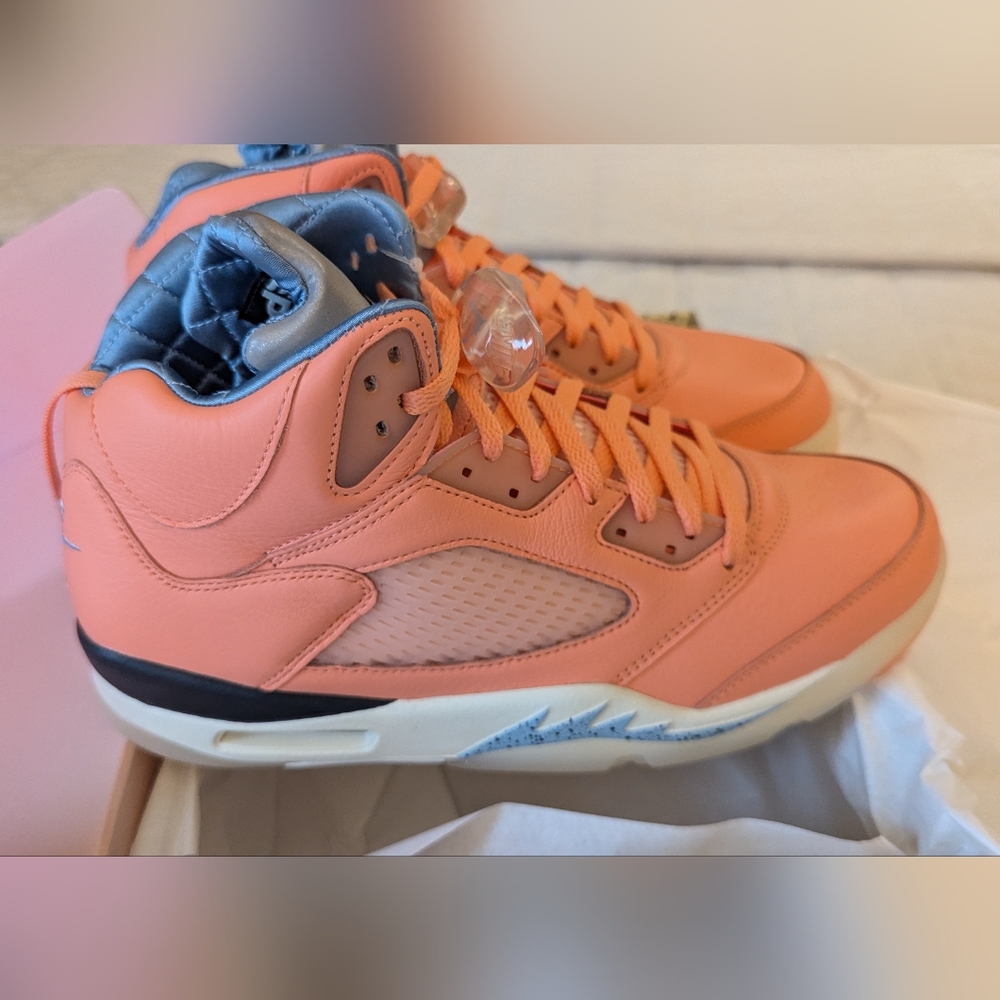 DV4982-641 Nike Air Jordan 5 Retro DJ Khaled We The Best Crimson Bliss (Men's) - Picture 8 of 16